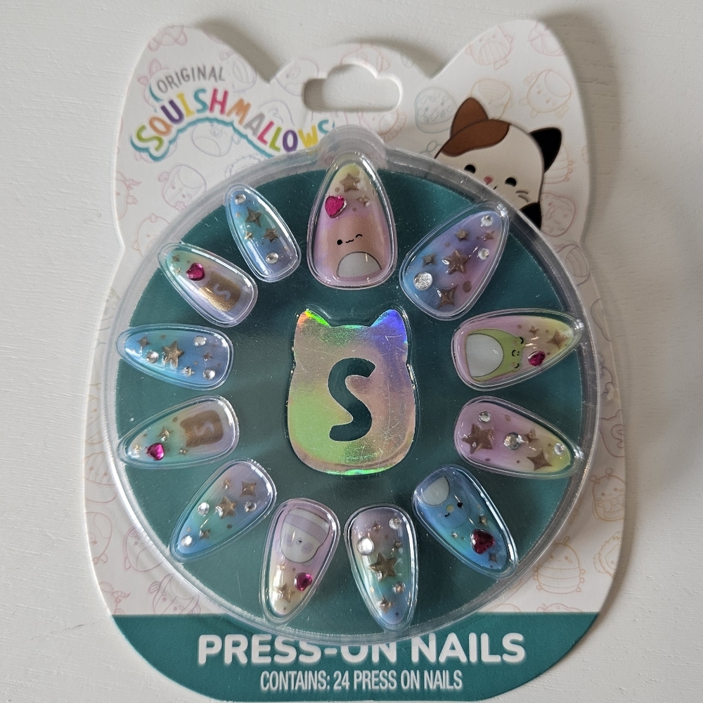 Squishmallows Press-On Nails 3D Art